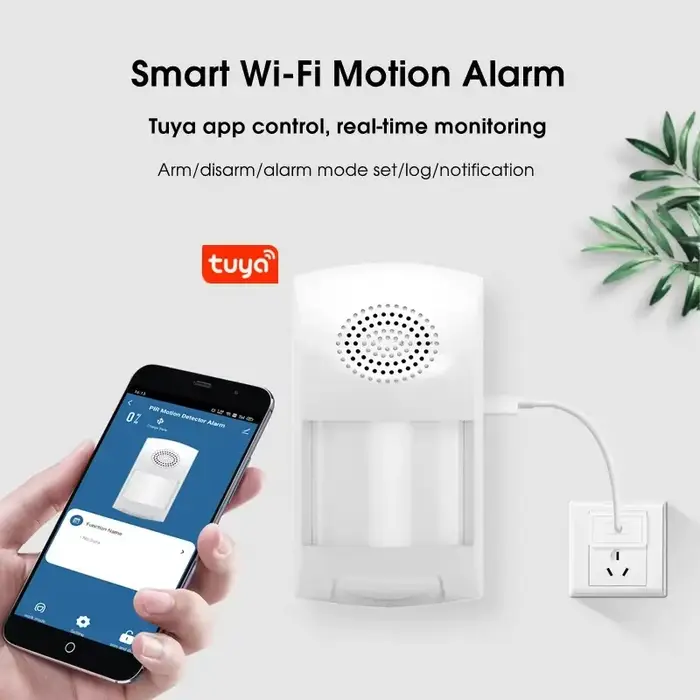 Tuya – capteur d'alarme anti-cambriolage intelligent WiFi, détecteur de mouvement infrarouge, capteu
