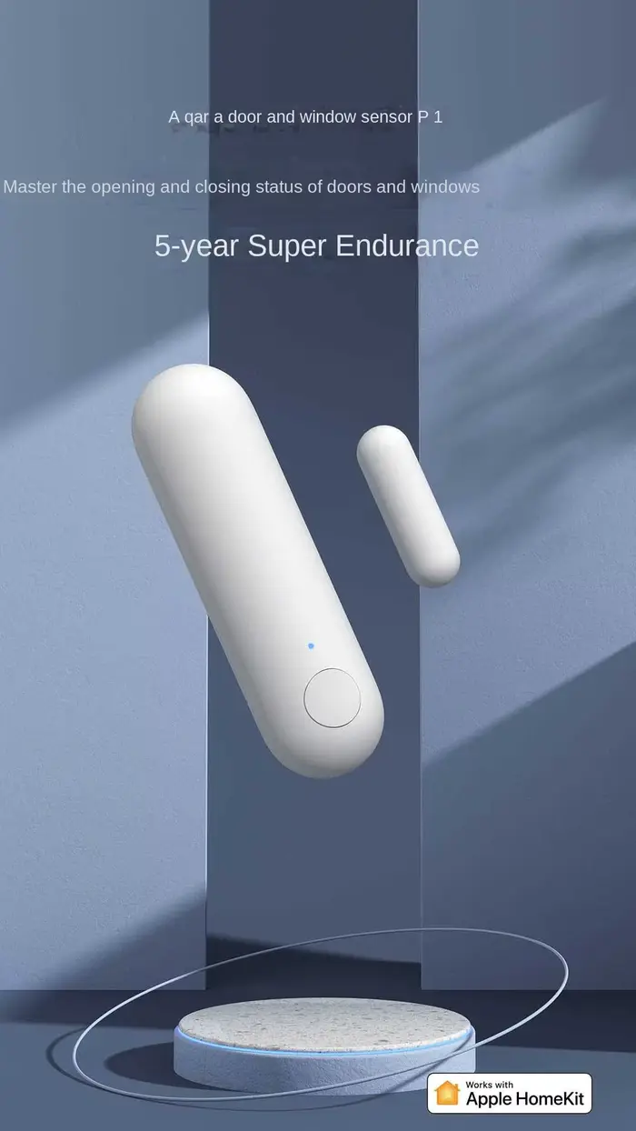 Capteur de porte et fenêtre Aqara P1 Zigbee 3.0 sécurité sans fil maison intelligente antivol application HomeKit protection efficace pour maison bureau magasin entretien facile installation rapide