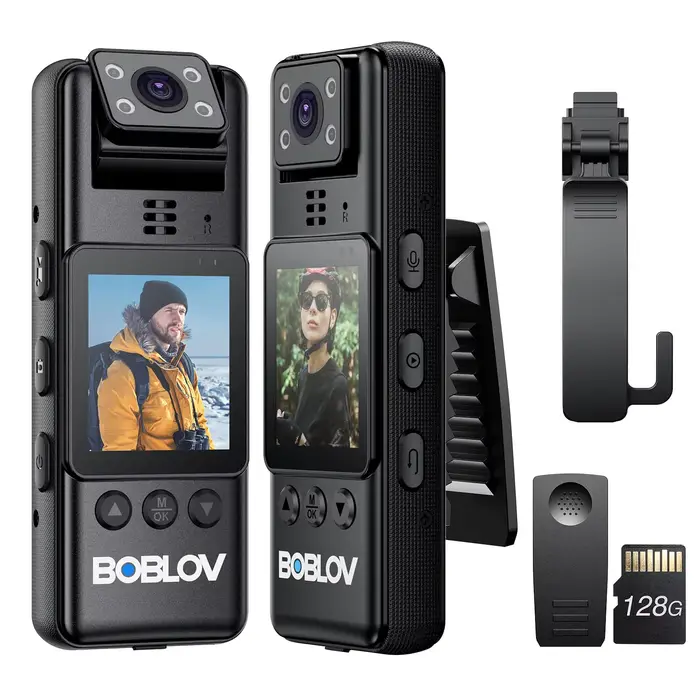 BOBLOV Mini caméra A23 HD1080P 180 rotation len enregistreur vidéo infrarouge Vision nocturne petit 