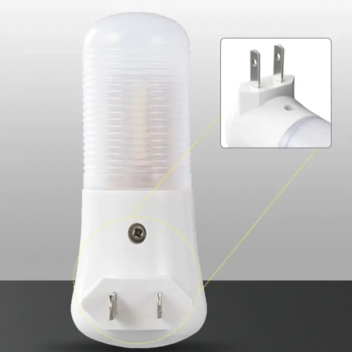 Prise ue/US veilleuses LED veilleuse bouton poussoir interrupteur chambre lampe de chevet chambre de