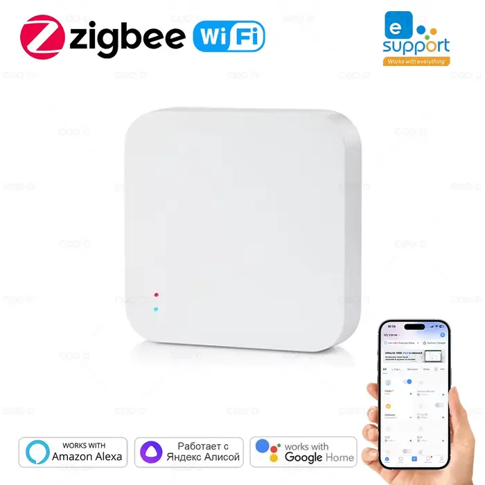 Zigbee 3.0 Hub de passerelle pour maison intelligente, pont sans fil, application eWeLink, dispositi