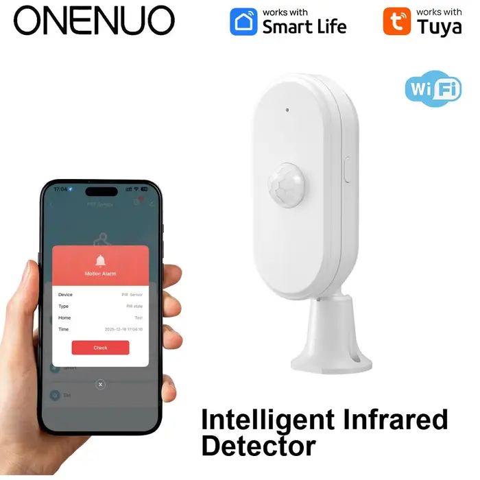 ONENUO Tuya WiFi sécurité alarme antivol mouvement infrarouge humain PIR capteurs