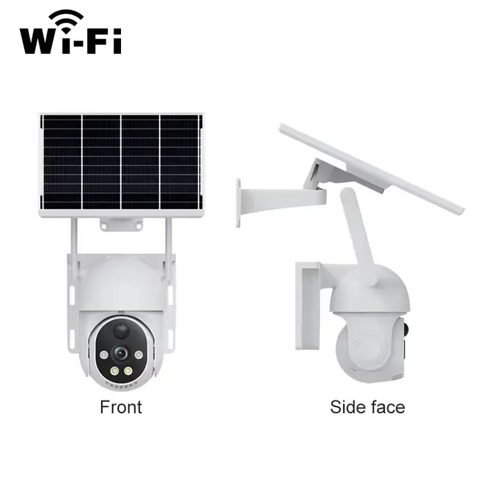 XIAOVV caméra solaire sans fil 4G WiFi caméra extérieure double objectif PIR suivi automatique camér