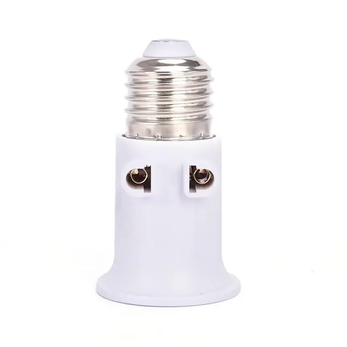 Adaptateur d'ampoule E27 ignifuge AC100-240V 4A PBT, 1 pièce, support de lampe, douille de Base avec