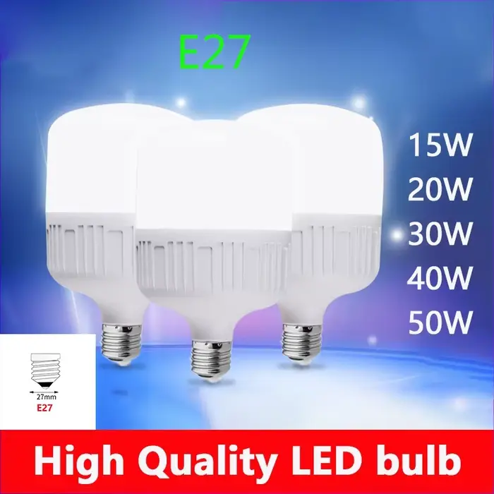 50/40/30/20/15W LED ampoule E27 vis bouche lumières Protection des yeux économie d'énergie lampe intérieur salon chambre bureau éclairage