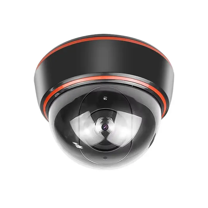 Dôme fausse caméra de Surveillance CCTV, Simulation de Protection de sécurité familiale, lumière LED