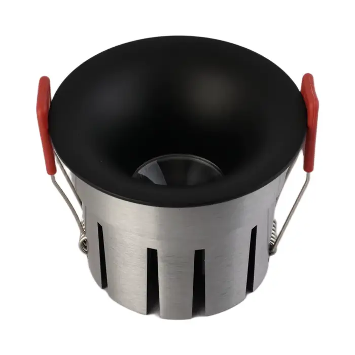 Spot LED encastré incurvé sans soudure, éclairage de plafond COB, intensité variable, 110V 220V, imi