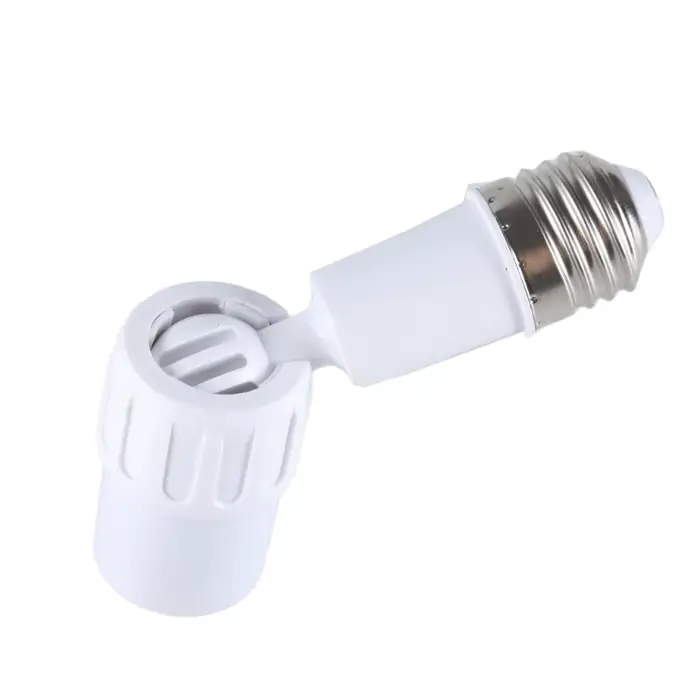 Adapteur d'extension de douille E27 luminaire rotatif 360 degrés base E27 réglable pour éclairage domestique et professionnel polyvalent