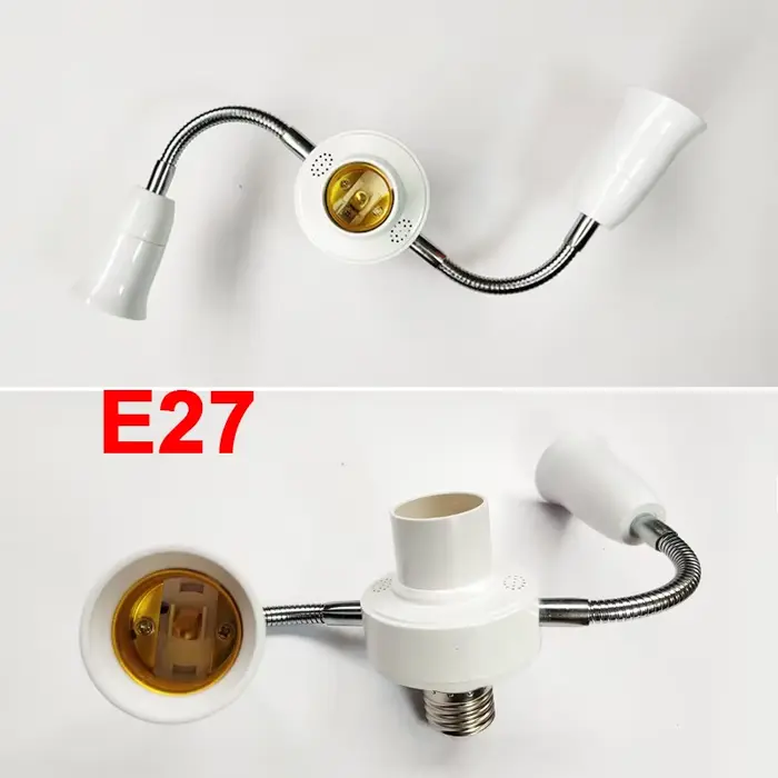 Lampe de conversion à tête multiple LED avec supports flexibles pour éclairage personnalisable et ambiance intérieure élégante pour bureau et salon