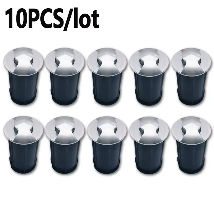 10 pièces LED lumière souterraine 5W 3W COB lampadaire extérieur sol Spot paysage jardin carré chemi