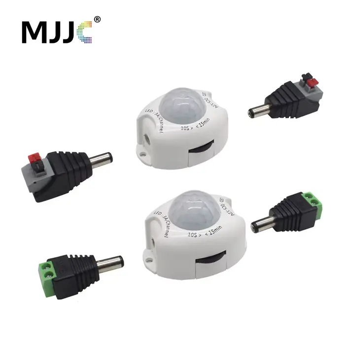 12V capteur de mouvement interrupteur de lumière 5V DC minuterie activée détecteur