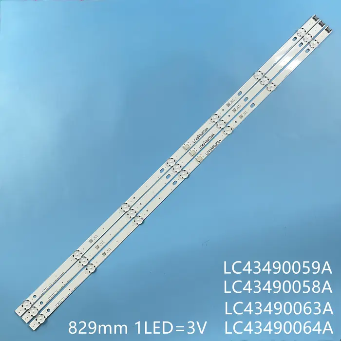 Bande de rétroéclairage LED, pour 43UJ635V 43UJ675V 43UK6300PLB 43UJ651V 43UJ634V 43UJ630V 43UJ561V 