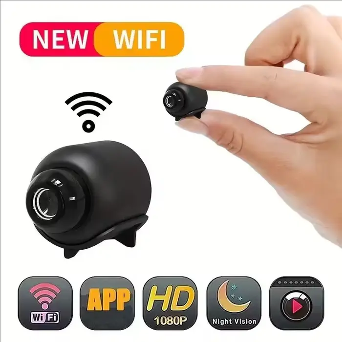 Mini Caméra X5 1080P Vision Nocturne Surveillance Sans Fil Détection de Mouvement Caméra de Qualité Supérieure Occasions Particulières Installation Facile