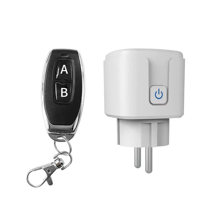 Prise sans fil RF433, prise intelligente pour maison connectée, télécommande 16A EU FR, prise univer