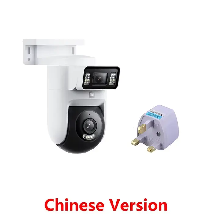 Caméra extérieure Xiaomi 4 double objectif 5MP 3K HD, surveillance panoramique à double vue, suivi d