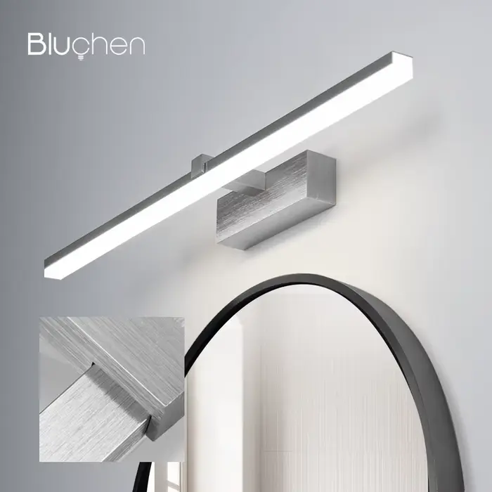 Applique Murale Dorée 40cm 51cm Chambre Miroir Led Applique Murale Montage En Surface AC90-260V Appl