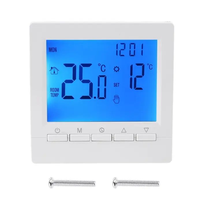 Thermostat programmable de chauffage au sol à eau haute puissance, régulateur de température intelli