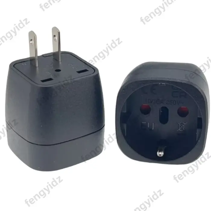 Prise de voyage universelle compatible avec USA Japon Canada Europe Italie Suisse Brésil pour chargeurs électroniques voyage sécurisé