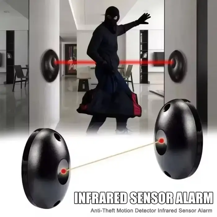 Capteur d'alarme pour porte de sécurité, détecteur de cellule photoélectrique à faisceau de sécurité