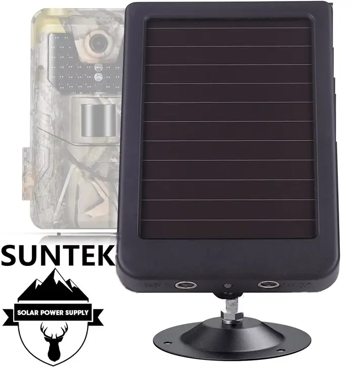 Panneau solaire extérieur étanche, chargeur d'alimentation, batterie pour caméras de suivi, vision n