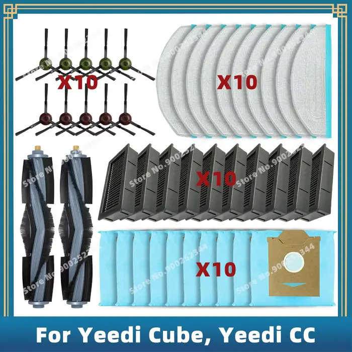 Compatible pour Yeedi Cube, pour Yeedi CC Robot aspirateur pièces de rechange accessoires brosse lat