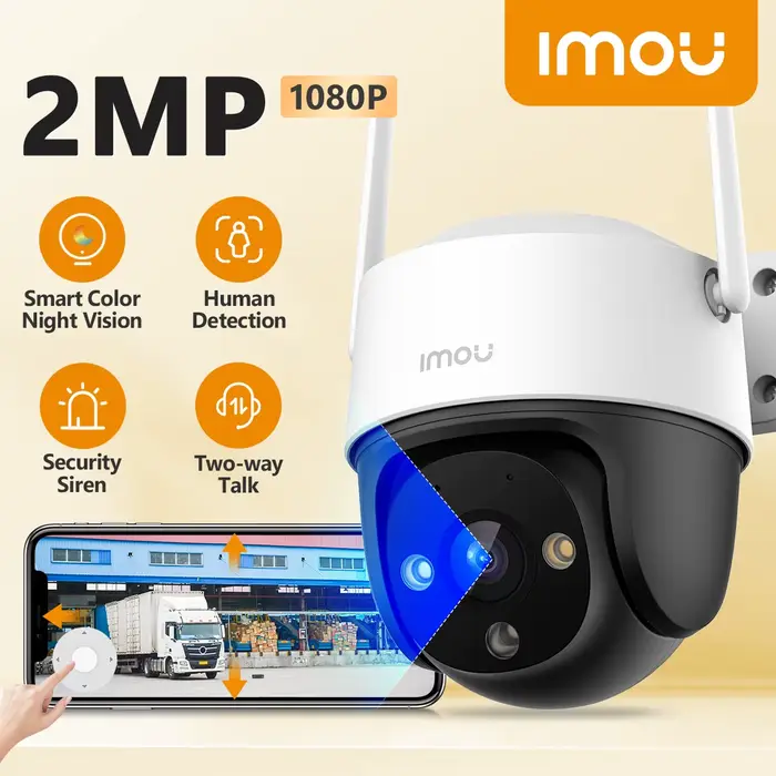 IMOU Cruiser SE + série caméra Wi-Fi extérieure IP66 caméra résistante aux intempéries 8X Zoom numér