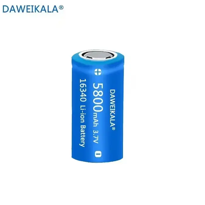 2022NEW CR123A RCR 123 ICR 16340 batterie 5800mAh 3.7V Li-ion batterie Rechargeable pour caméra de s