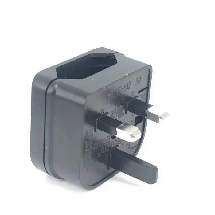 Adaptateur de prise Euro EU vers UK avec fusible 3A/5A/13A, adaptateur de voyage électrique britanni