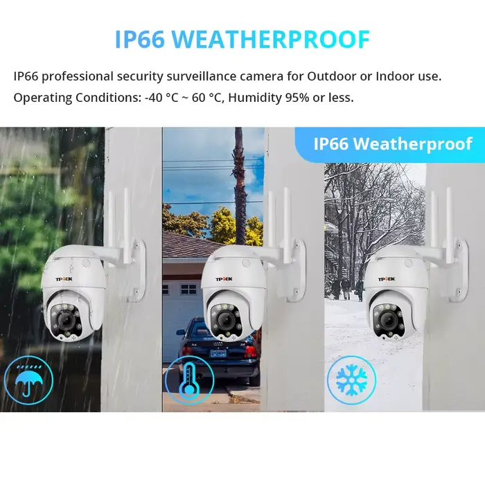Caméra IP Wifi PTZ 5MP 5X Zoom optique