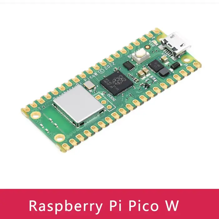 Raspberry Pi Pico W avec carte de développement WiFi sans fil, prise en charge Mcirochirurgie tionné