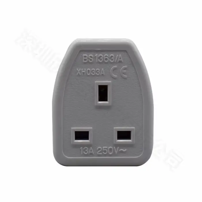 Prise femelle standard britannique 13A 250V de Singapour, adaptateur secteur de Malaisie, câble d'al