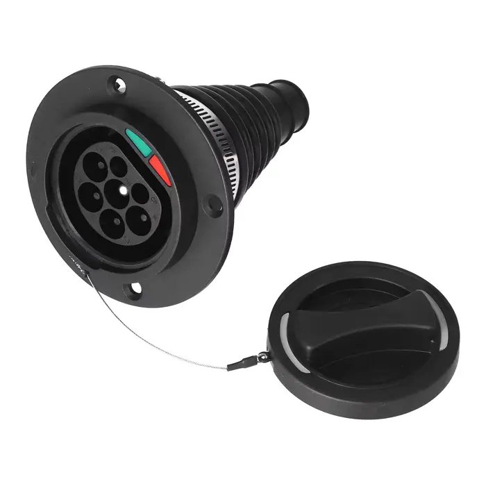 Prise de charge EV Type2 32A monophasée IEC 62196-2 prise IP54 protection étanche