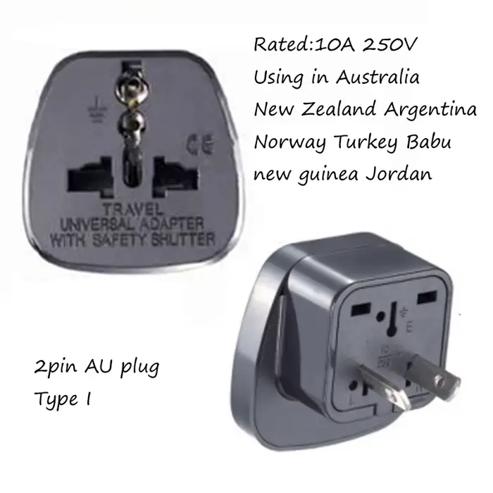Adaptateur de prise universel CE America européen Kr AU EU vers US UK USA, adaptateur d'afrique du s