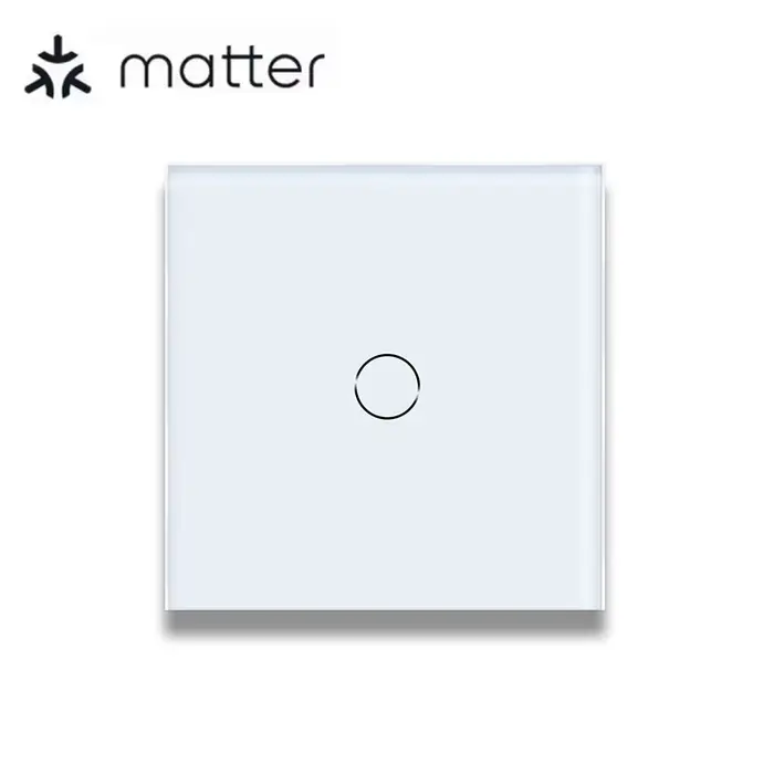 Matter – interrupteur intelligent avec fil neutre/sans fil neutre, 1/2/3 gangs, interrupteur mural t