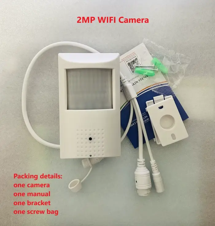 Caméra IP WiFi Intelligente Tuya, Design Coque PIR, Caméra de Sécurité Intérieure Discrète, 2MP 5MP,