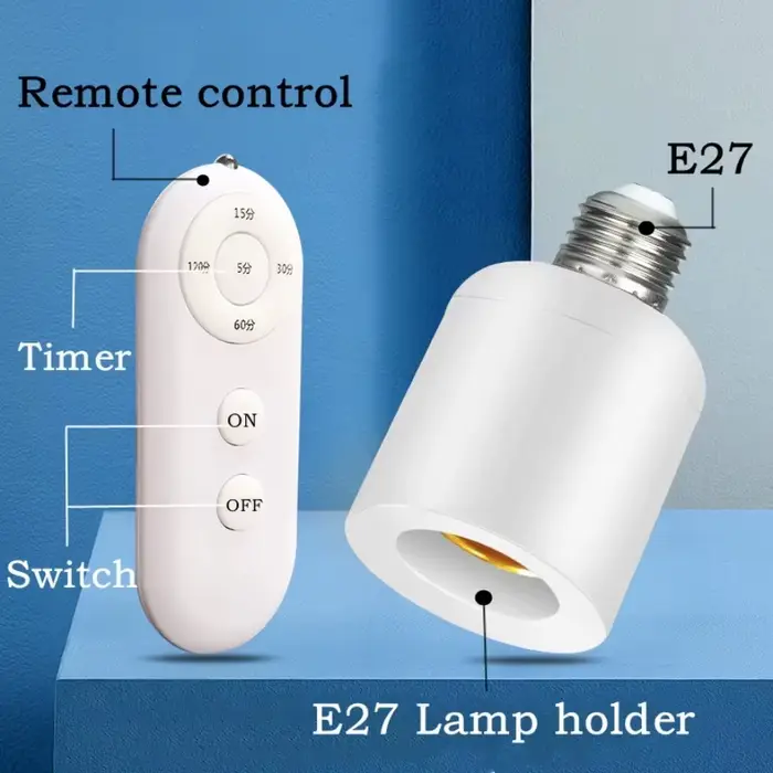 Interrupteur intelligent sans fil E27 110V 220V pour maison