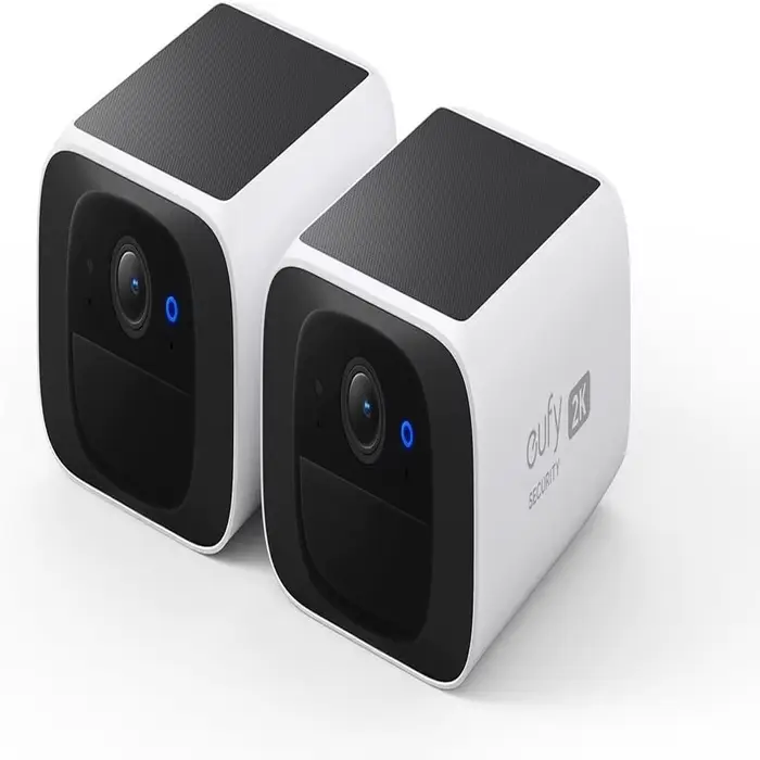 Caméra de sécurité sans fil solaire eufy S220 SoloCam 2K, caméra extérieure WiFi, audio bidirectionn