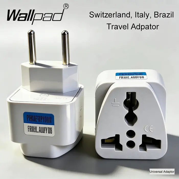 Adaptateur universel de prise brésilienne 3 broches, adaptateur de voyage UE Euro AU US UK vers Brés