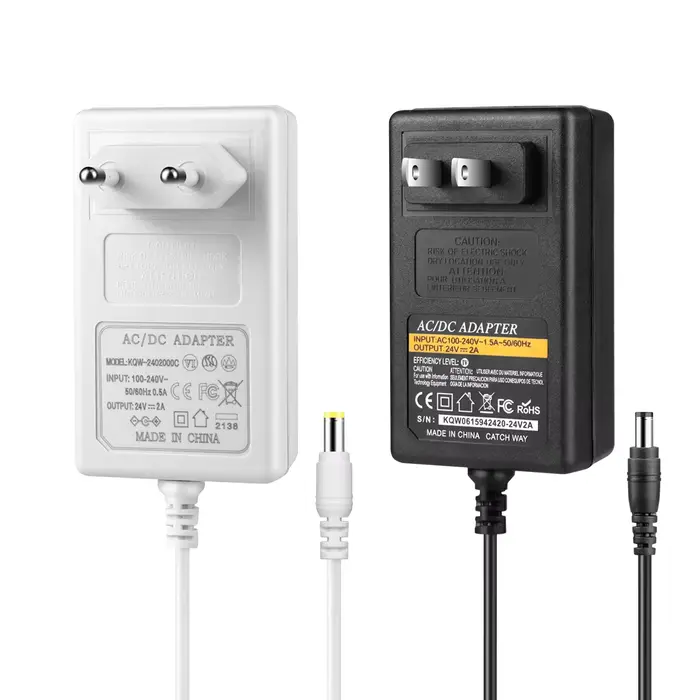 DC24V 2A 3A alimentation LED AC100-240V transformateurs d'éclairage 48W 72W LED bande lumineuse pilo