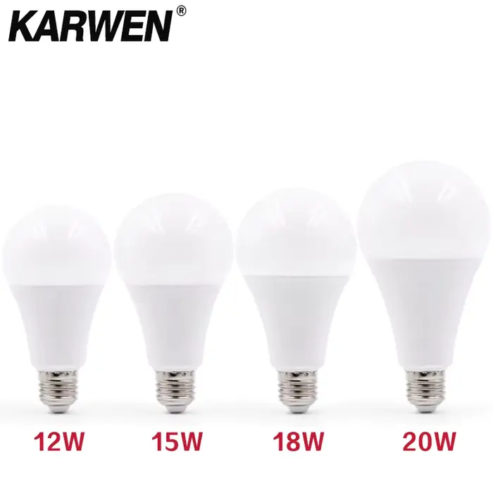 3W 6W 9W 12W 15W 18W 20W LED ampoule lampes E27 E14