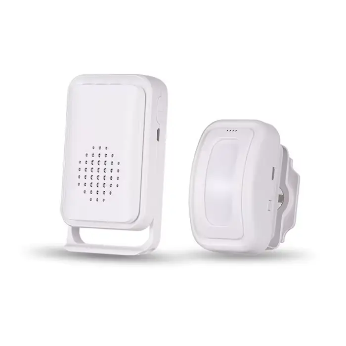 Sonnette de bienvenue sans fil avec capteur de mouvement PIR, alarme à induction, maison, magasin, e