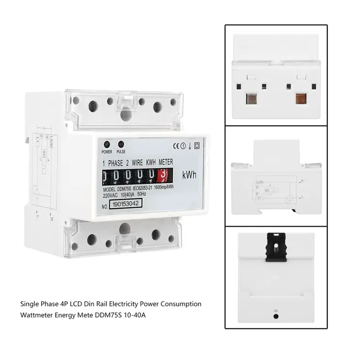 Compteur d'énergie monophasé DDM75S