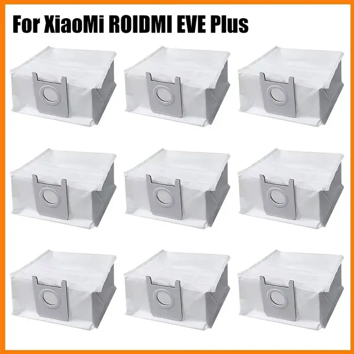 Sac à poussière pour Xiaomi ROIDMI EVE Plus, accessoires de robot, sac de rangement des ordures, rem