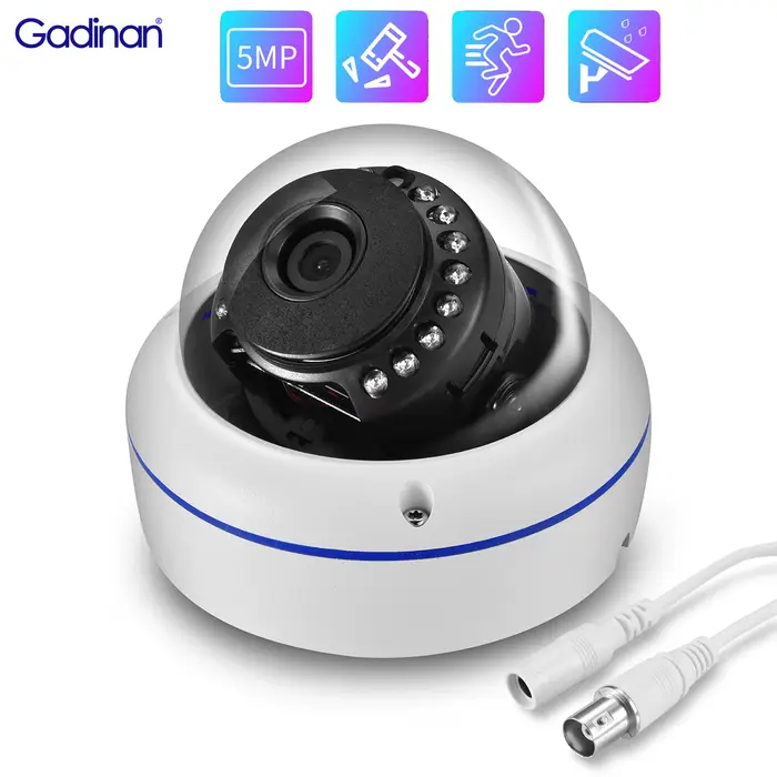 Gadinan AHD caméra 1080P 720P 5MP 2.8mm objectif dôme extérieur étanche Protection de sécurité visio