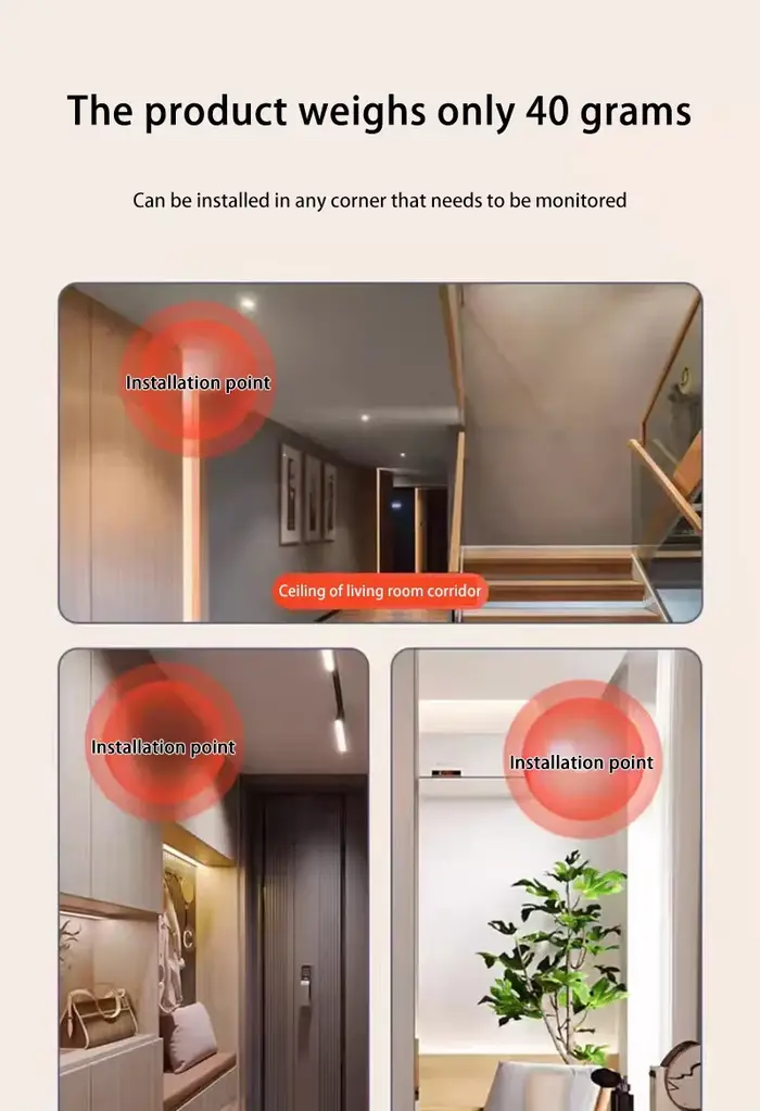 Caméra de sécurité WiFi HD 4K pour la maison
