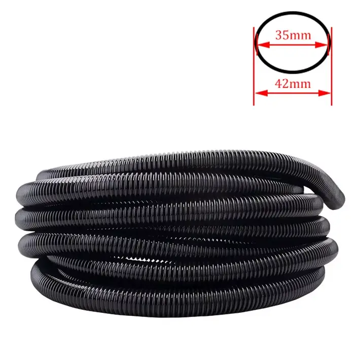 Tuyau fileté pour aspirateur, intérieur 35mm/extérieur 42mm, pailles à soufflet, tuyau souple et Fle
