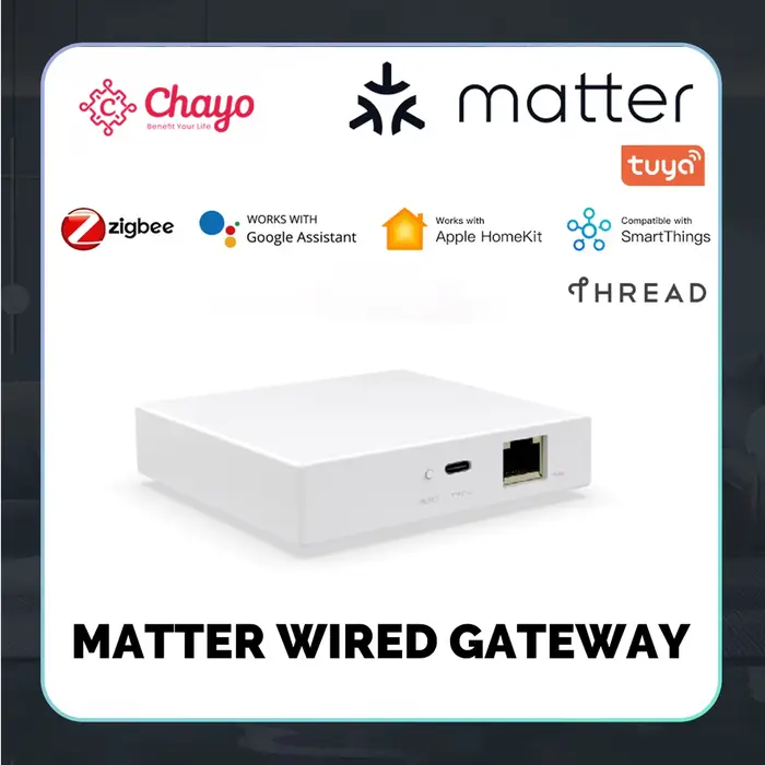 Passerelle Matter, Hub Tuya Zigbee, Contrôle vocal avec Siri, HomeKit, SmartThings, Google Assistant