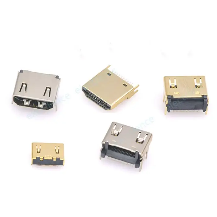 Connecteur d'interface HDMI HD SMD 19 broches 19P