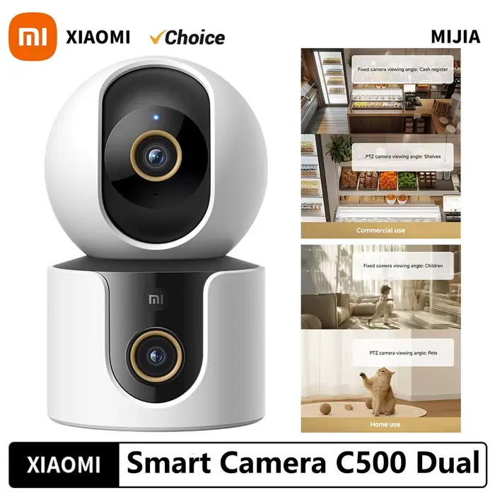 2025 Xiaomi Smart Camera C500 Version double objectif