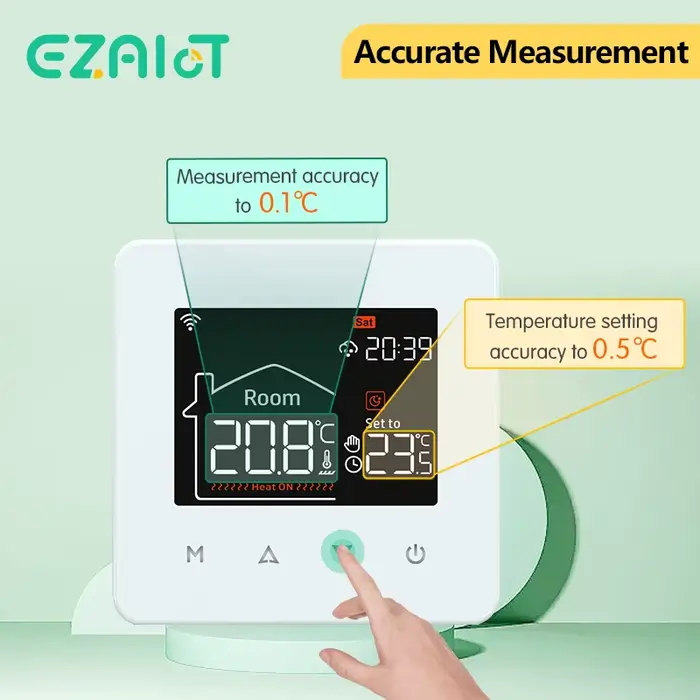 Thermostat WiFi intelligent pour chauffage électrique au sol